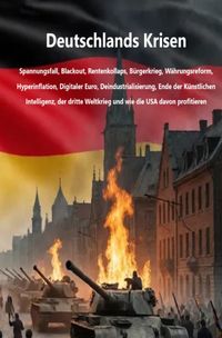 Deutschlands Krisen - Spannungsfall, Blackout, Rentenkollaps, Bürgerkrieg, Währungsreform, Hyperinflation, Digitaler Euro, Deindustrialisierung, Ende der Künstlichen Intelligenz, der dritte Weltkrieg und wie die USA davon profitieren