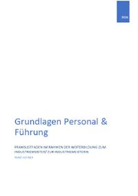 Grundlagen Personal & Führung
