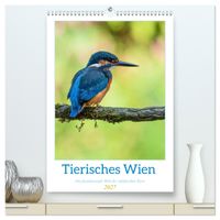 Tierisches Wien (hochwertiger Premium Wandkalender 2027 DIN A2 hoch), Kunstdruck in Hochglanz