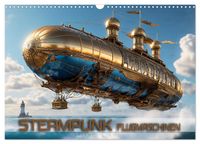 Steampunk Flugmaschinen (Wandkalender 2027 DIN A3 quer), CALVENDO Monatskalender