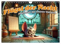 Flügel der Nacht: Abenteuer der kleinen Vampire (Wandkalender 2027 DIN A4 quer), CALVENDO Monatskalender
