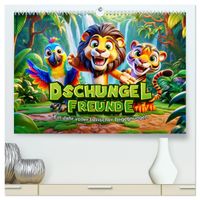 Dschungel-Freunde: Ein Jahr voller tierischer Begegnungen (hochwertiger Premium Wandkalender 2027 DIN A2 quer), Kunstdruck in Hochglanz