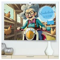 Kinderlieder - In Bildern (hochwertiger Premium Wandkalender 2027 DIN A2 quer), Kunstdruck in Hochglanz