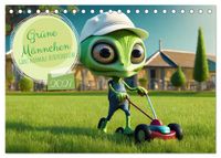 Grüne Männchen - Ganz normale Außerirdische (Tischkalender 2027 DIN A5 quer), CALVENDO Monatskalender