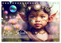 Elfen Kinder - Die zauberhafte Welt der kleinen Elfen (Tischkalender 2027 DIN A5 quer), CALVENDO Monatskalender