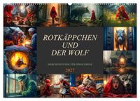 Rotkäppchen und der Wolf (Wandkalender 2027 DIN A2 quer), CALVENDO Monatskalender