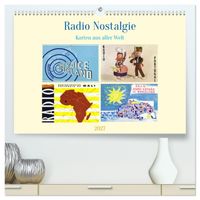 Radio Nostalgie Karten aus aller Welt (hochwertiger Premium Wandkalender 2027 DIN A2 quer), Kunstdruck in Hochglanz