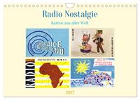 Radio Nostalgie Karten aus aller Welt (Wandkalender 2027 DIN A4 quer), CALVENDO Monatskalender