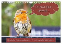 DENGLISCH gesagt... (Wandkalender 2027 DIN A4 quer), CALVENDO Monatskalender
