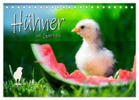 Hühner im Garten (Tischkalender 2027 DIN A5 quer), CALVENDO Monatskalender