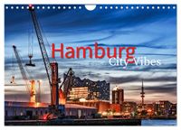 Hamburg City Vibes (Wandkalender 2027 DIN A4 quer), CALVENDO Monatskalender