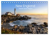 New England - Vielfalt einer Region (Tischkalender 2027 DIN A5 quer), CALVENDO Monatskalender