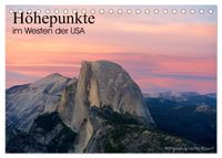 Höhepunkte im Westen der USA (Tischkalender 2027 DIN A5 quer), CALVENDO Monatskalender