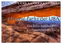National-Parks der USA (Tischkalender 2027 DIN A5 quer), CALVENDO Monatskalender
