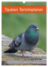Tauben Terminplaner (Wandkalender 2027 DIN A3 hoch), CALVENDO Monatskalender