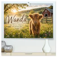 Wanda - ein kleines Kälbchen mit großem Mut (hochwertiger Premium Wandkalender 2027 DIN A2 quer), Kunstdruck in Hochglanz