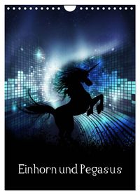Einhorn und Pegasus (Wandkalender 2027 DIN A4 hoch), CALVENDO Monatskalender