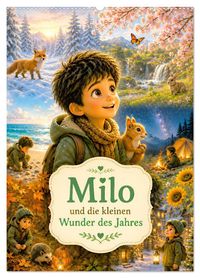 Milo und die kleien Wunder des Jahres (Wandkalender 2027 DIN A2 hoch), CALVENDO Monatskalender