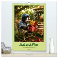 Milo und Flori (hochwertiger Premium Wandkalender 2027 DIN A2 hoch), Kunstdruck in Hochglanz