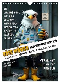 Böse Möwen - Kackkalender fürs Klo (Wandkalender 2027 DIN A4 hoch), CALVENDO Monatskalender