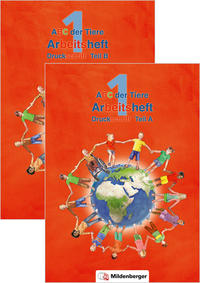 ABC der Tiere 1 – Arbeitsheft Druckschrift, Teil A und B