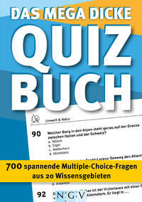 Das mega dicke Quizbuch (blau)