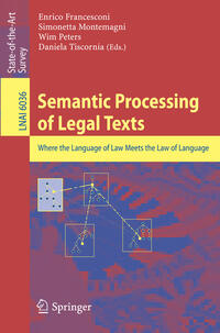 Semantic Processing of Legal Texts