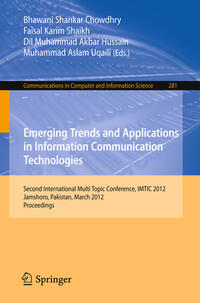 Emerging Trends and Applications in Information Communication Technologies