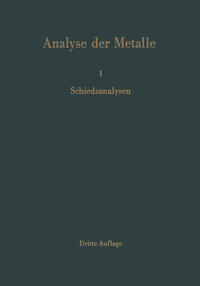 Analyse der Metalle