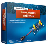 FRANZIS 65361 - Das Franzis Lernpaket Grundschaltungen der Elektronik: Kompletter Elektronik-Baukasten zum Testen und Experimentieren. Ab 14 Jahren.