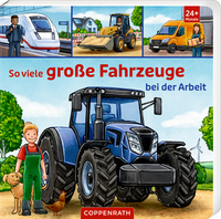 So viele große Fahrzeuge bei der Arbeit