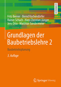Grundlagen der Baubetriebslehre 2