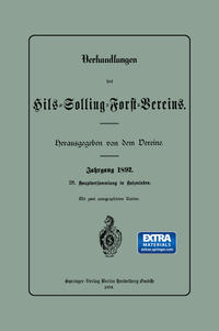 Verhandlungen des Hils-Solling-Forst-Vereins