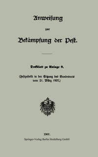 Anweisung zur Bekämpfung der Pest
