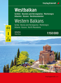 freytag & berndt Autoatlas Westbalkan 1:150.000