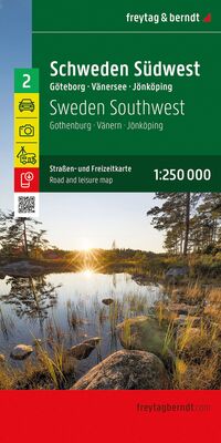freytag & berndt Straßenkarte Schweden Südwest 1:250.000