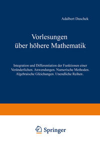 Vorlesungen über höhere Mathematik