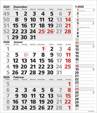 3-Monats-Planer XL Combi 2026