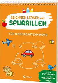 Zeichnen lernen mit Spurrillen - Für Kindergartenkinder