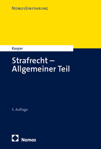 Strafrecht – Allgemeiner Teil