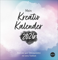 Kreativkalender zum Aufstellen Design 2026