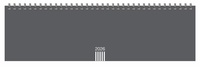 Wochenquerplaner, anthrazit 2026