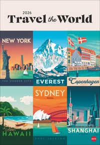 Travel the World Posterkalender 2026