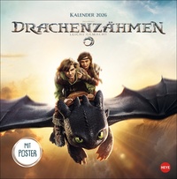 Drachenzähmen Broschurkalender 2026