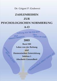 Zahlenreihen zur Psychologischen Normierung / Zahlenreihen zur Psychologischen Normierung A-O