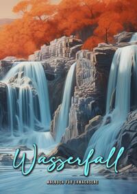 Wasserfall Malbuch für Erwachsene