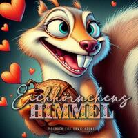 Eichhörnchens Himmel Malbuch für Erwachsene