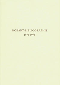 Mozart-Bibliographie / Mozart-Bibliographie