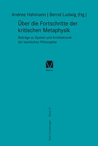 Über die Fortschritte der kritischen Metaphysik