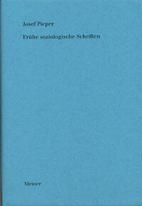 Frühe soziologische Schriften